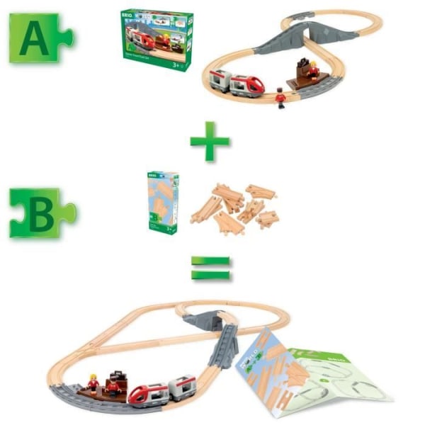 BRIO Startbox - 12 skenor - Paket B-7312350360998 - Från 3 år Flerfärgad