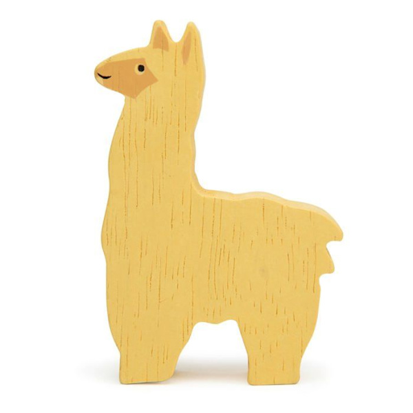 Tender Leaf Toys alpaca junior 8 cm trägul Gul