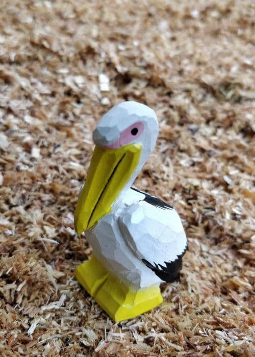 Wudimals - Pelikan Figur - K-PLAY Vit