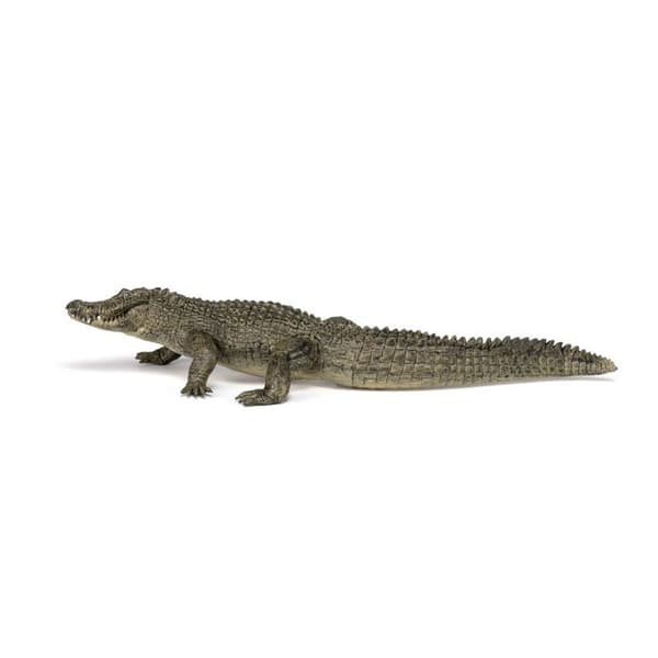 Figurine alligator Enfärgad