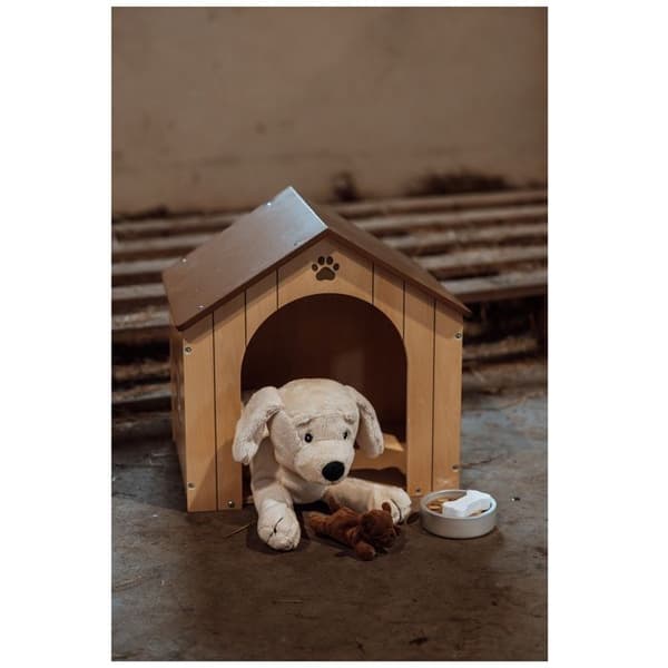Niche til hund i stof - BYASTRUP - ASTRUP GROUP - Træ - 3 dele - Indendørs brun