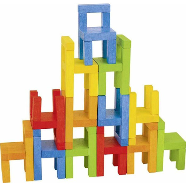 Spel Stapla stolarna Flerfärgad