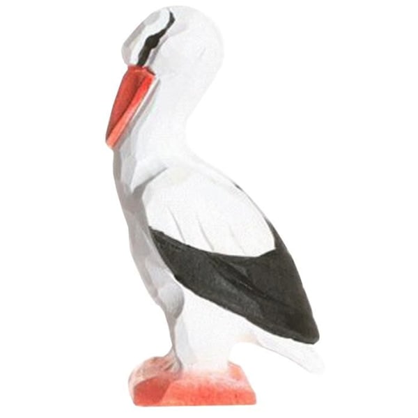 Wudimals - Stork Figur - K-PLAY Vit