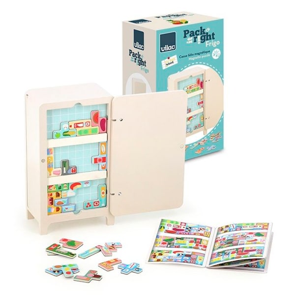 Vilac - Trälogikspel Le Frigo Beige