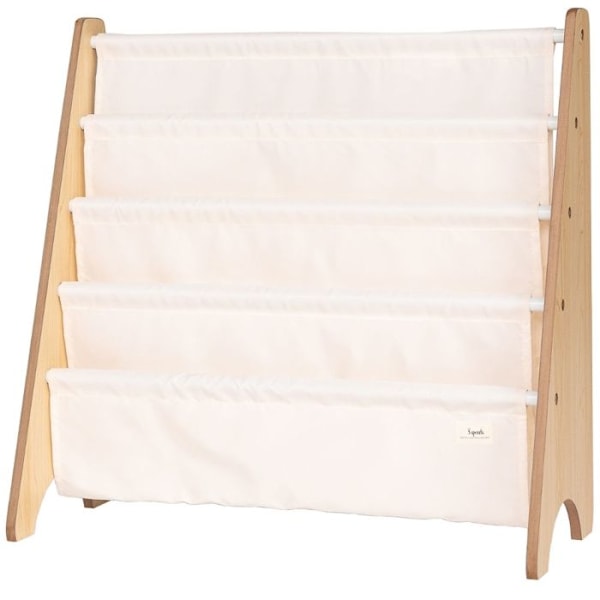 3 Sprouts - Lastenkirjasto vaalea - ELEMENTS FOR KIDS Beige