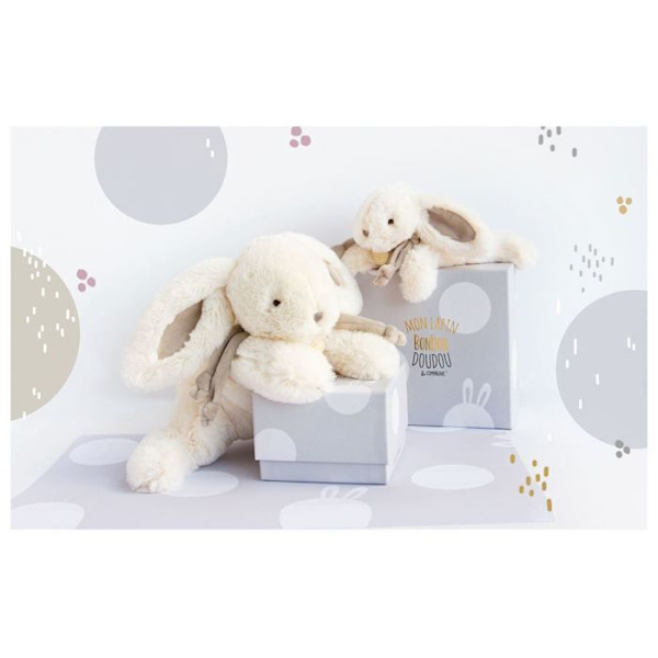 DOUDOU ET COMPAGNIE Candy Rabbit - Taupe Candy Rabbit 30cm Flerfärgad