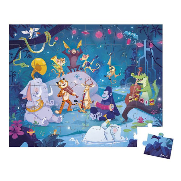 Puzzle Juhlat Kesällä 36 Palaa Flerfärgad