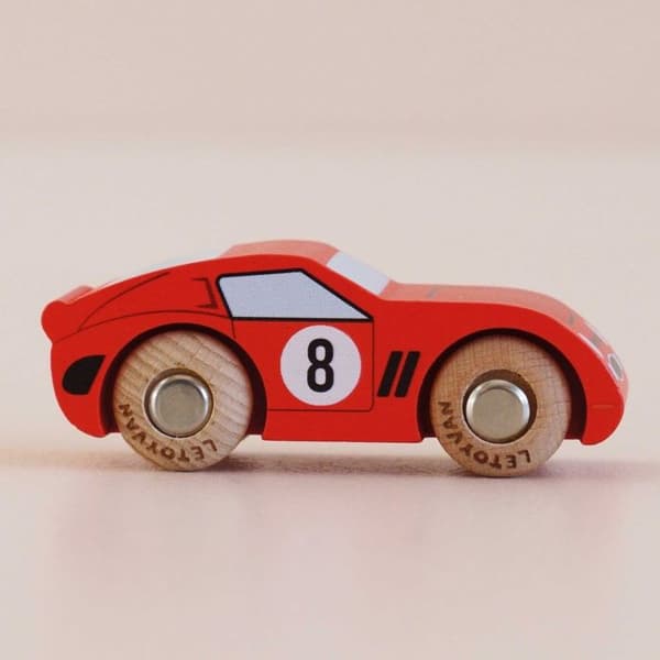 Le Toy Van - Finley-auto No 4 - PETIT JOUR Röd