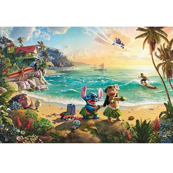 200 bitar Puzzle Lilo och Grön