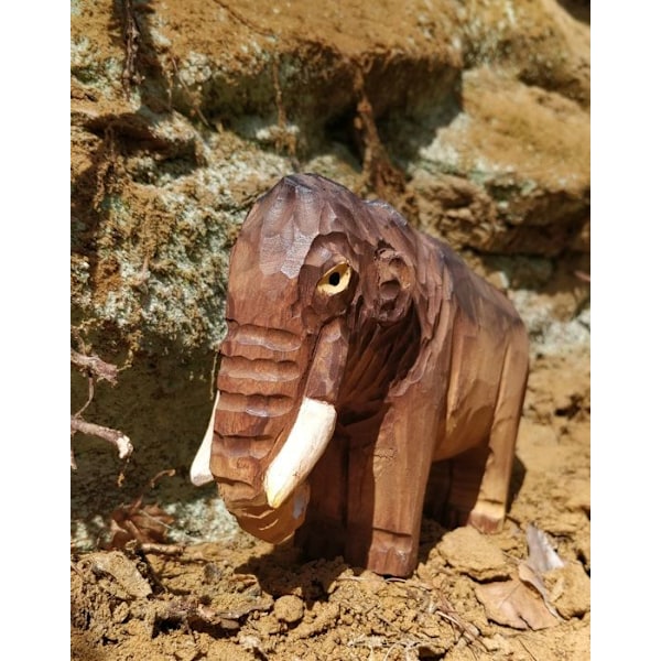 Wudimals - Mammoth Figur - K-PLAY kastanj