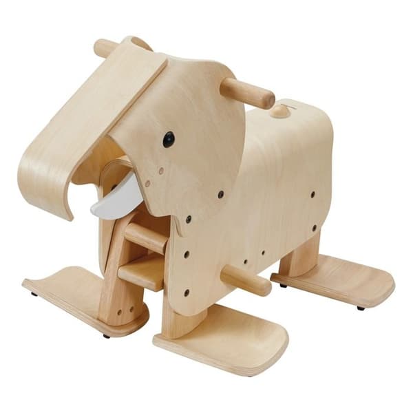 Plan Toys - Elefant til at gå - TROUSSELIER Beige