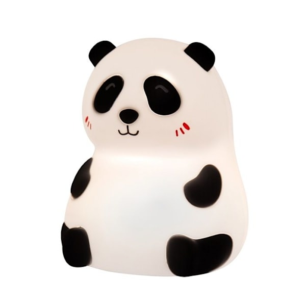 Panda-silikoni yövalo - Little L - Ladattava USB - Monivärinen Flerfärgad