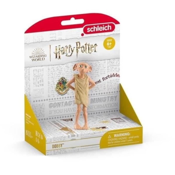 Dobby, figur från Harry Potter®-universumet, 13985, för barn från 6 år och uppåt, 3,5 x 3 x 8 cm - Schleich WIZARDING WORLD