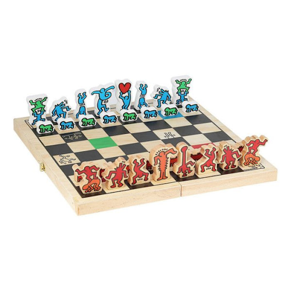 Shakkipeli GM puulaatikossa - Monivärinen - P 41 x L 41 x K 2,5 cm Flerfärgad