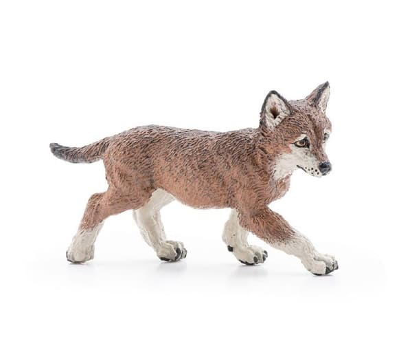 Figur - Papo - Ulvunge - Barn - 3 år - Brun - Unisex brun