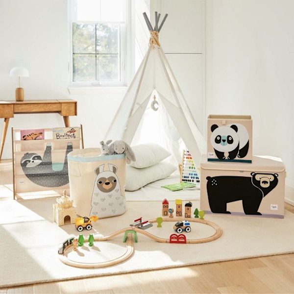 Pieni säilytyskaluste leluja varten 3 SPROUTS Elephant Flerfärgad