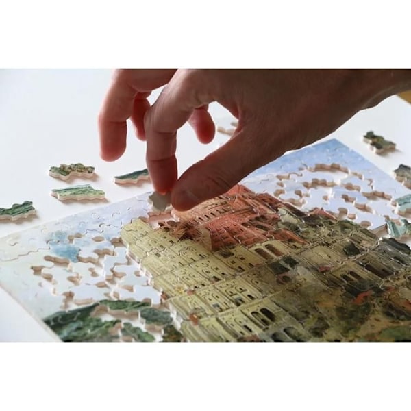 Puzzle Michèle Wilson - Bruegelin Babelin torni - WILSON PELOT Flerfärgad