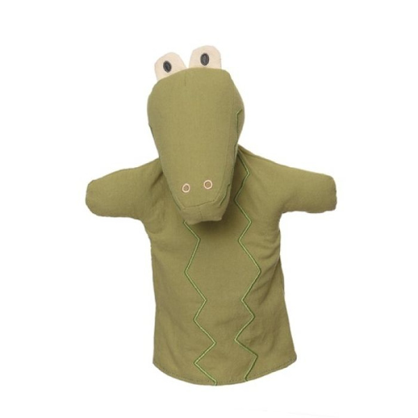 Egmont Toys - Croco Puppet Grön