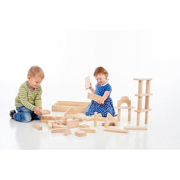 TickiT - Luonnolliset jättipuupalikat - COMMOTION Beige