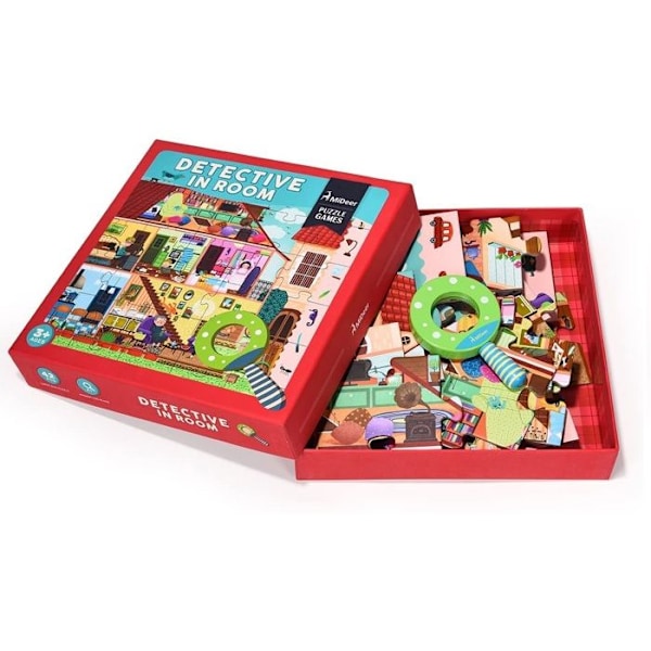 Mideer - Puzzle Detektiivi Talo - TROUSSELIER Flerfärgad