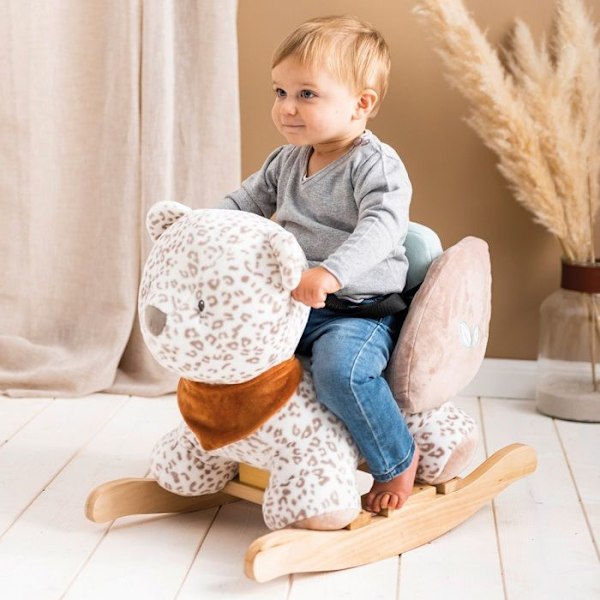 Nattou - Jungo the Leopard Rocker Beige