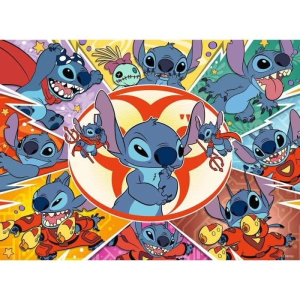100 bitar XXL-pussel - RAVENSBURGER - In my own Stitch Disney-universum - Barn - Tecknade serier och serier