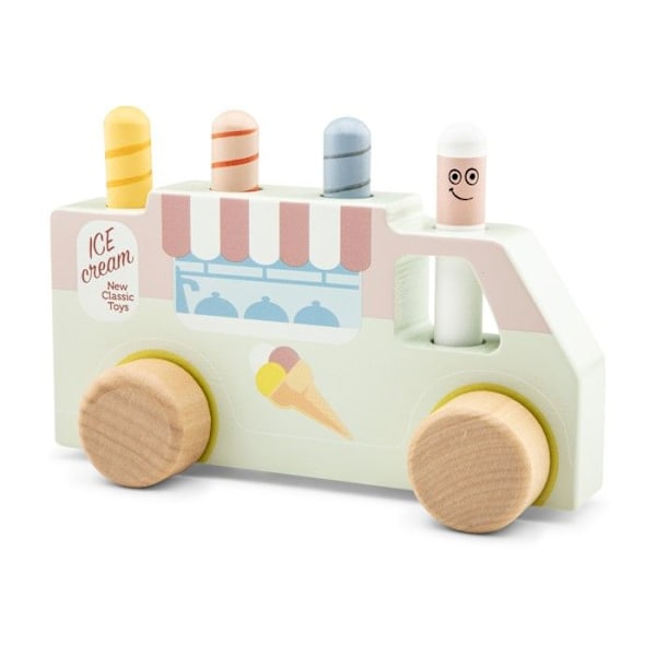 Glassbil - New Classic Toys - Pop-up - Träleksak - 24 månader och uppåt - Utveckling och finmotorik Grön