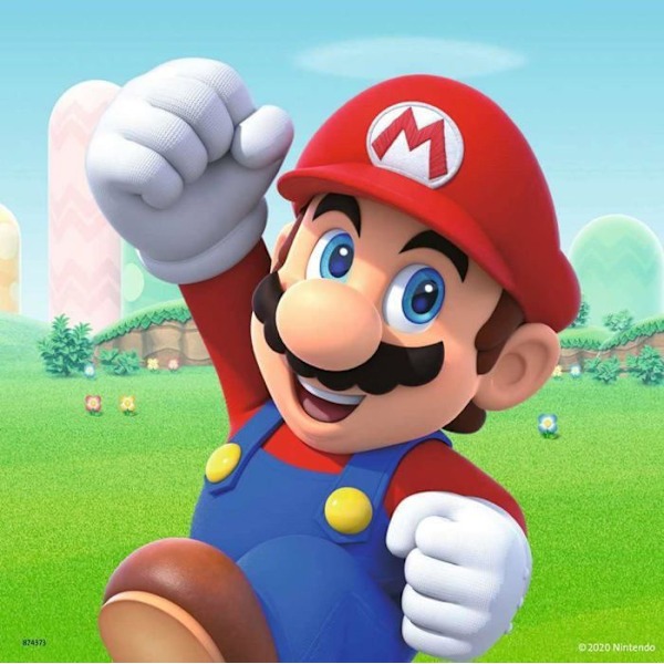 3x49 bitars pussel Super Mario, Barnpussel, från 5 år och uppåt, 05186, Ravensburger Flerfärgad