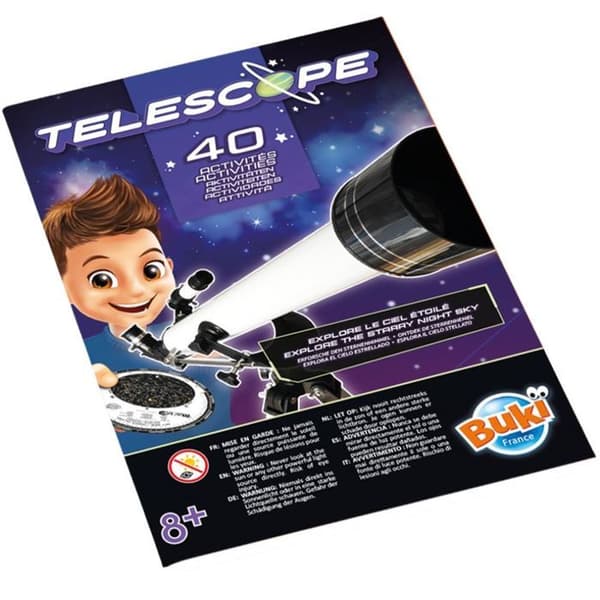 Teleskop 40 aktiviteter Svart