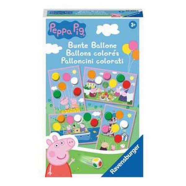 Pelin - RAVENSBURGER - 20853 - Väriikku - Peppa Pig - 4 Pelaajaa Rød