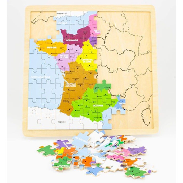 Ulysses- Puzzle, Frankrike, Karta, 3971 3971