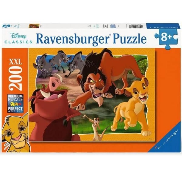 Pussel 200 p XXL Hakuna Matata - Disney Lejonkungen - 8 år och uppåt Ravensburger