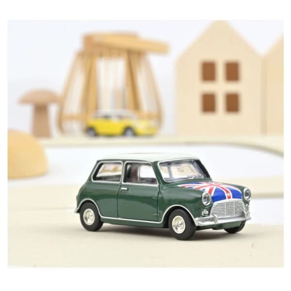 Samlemodelbil - NOREV - MINI Cooper S 1964 - Skala 1/54 - Grøn - Ref. 310524 Grön