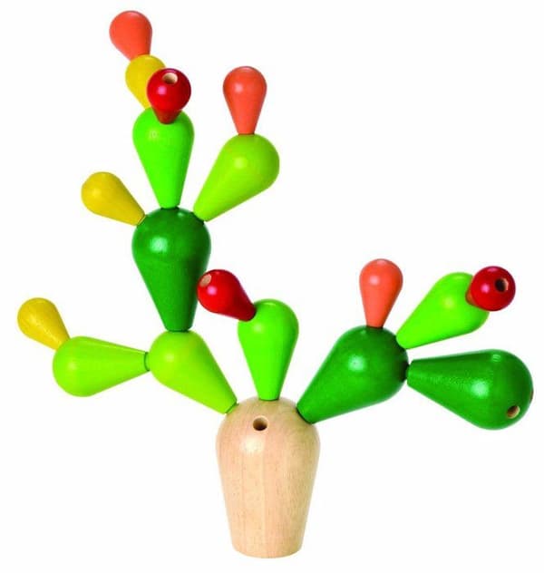 PLAN TOYS Træspil Mikado Kaktus Röd