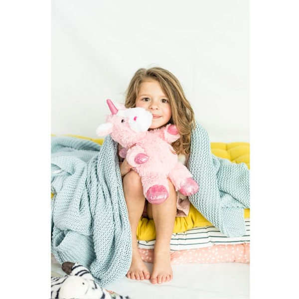 Soframar Mysig varmvattenflaska Unicorn Plysch Rosa