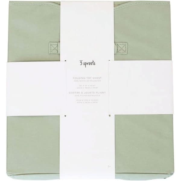 3 Sprouts - Enfärgad grön leksakskista - ELEMENTS FOR KIDS Grön