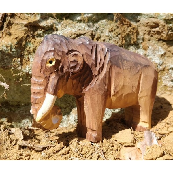 Wudimals - Mammoth Figur - K-PLAY kastanj
