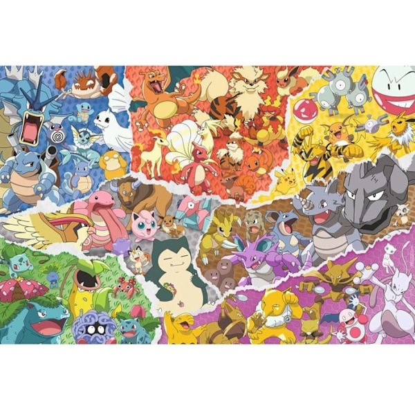 5000 palan palapeli - Pokémon Allstars - Ravensburger Flerfärgad