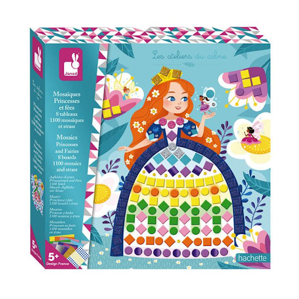 Luova paketti - Prinsessat ja Keijut Mosaiikit Flerfärgad