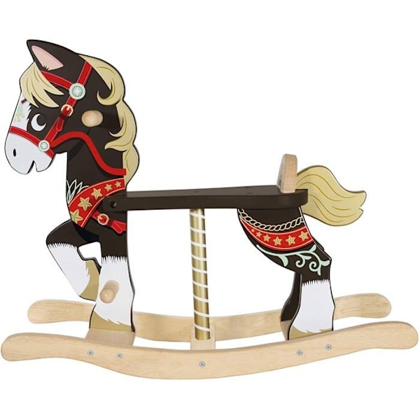 The Toy Van - Fairground Rocking Horse - JH PRODUKTER Svart