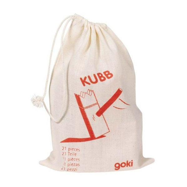 Vikings "Kubb" Deluxe schackset kastanj