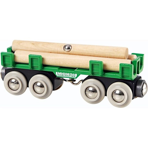 Brio World Wagon puinen kuljetin - Magneettinen lisävaruste puiselle junaradalle - Ravensburger - Sekoitettu 3-vuotiaasta alkaen - 33696 Gul
