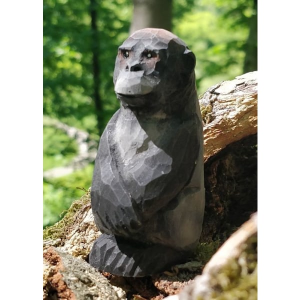 Wudimals - Puuisäiliö Gorilla - K-PLAY Svart
