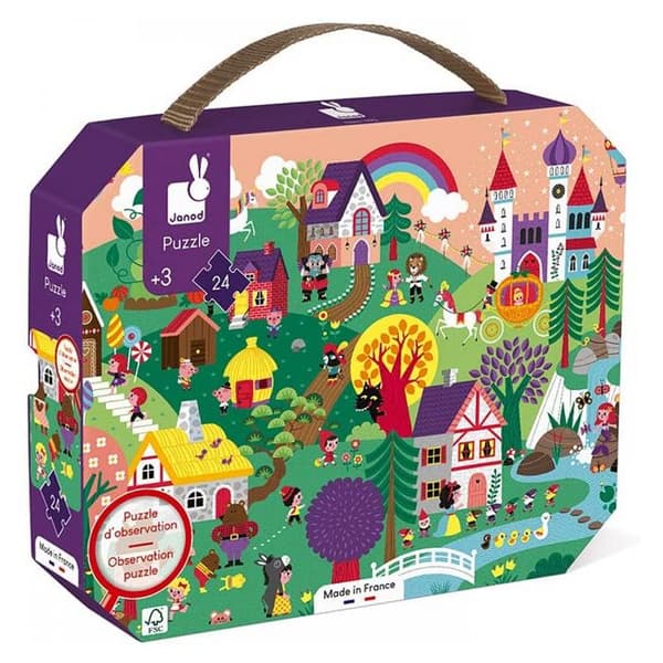 Palapeli havainnointi sadut 24 kappaletta Violett