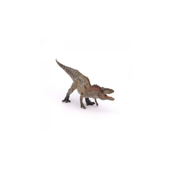 Acrocanthosaurus Figuriini Papo lapsille - Erittäin realistinen dinosaurus mielikuvituksen stimuloimiseksi - Alkohden 3-vuotiaasta alkaen Beige