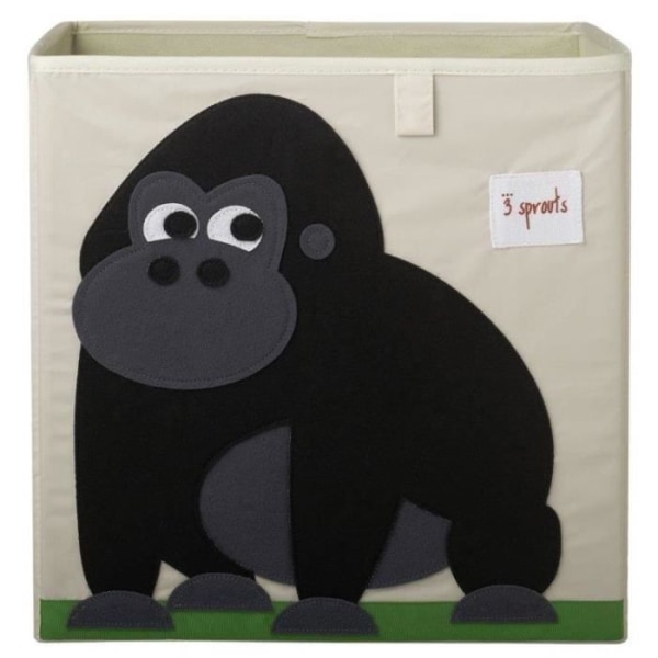 Gorilla tyg förvaringslåda - Leksakslåda för barn - 33x33x33 cm