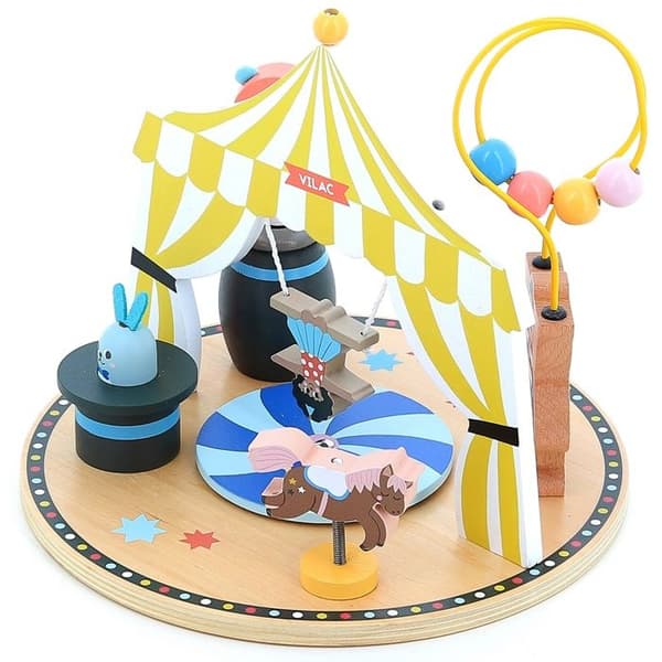 Vilac - Circus väckningsleksak Beige