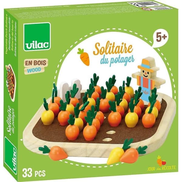 Vilac - Solitaire av grönsaksträdgården