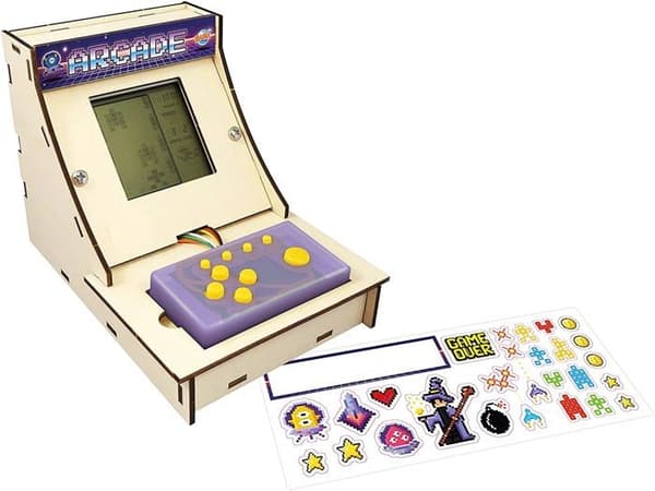 Borne Arcade BUKI - Klassiske arkadespil - Mixet - Gul Gul