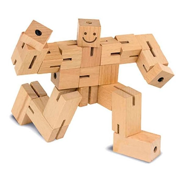 Fridolin - Mini puupuzzles Poika Beige